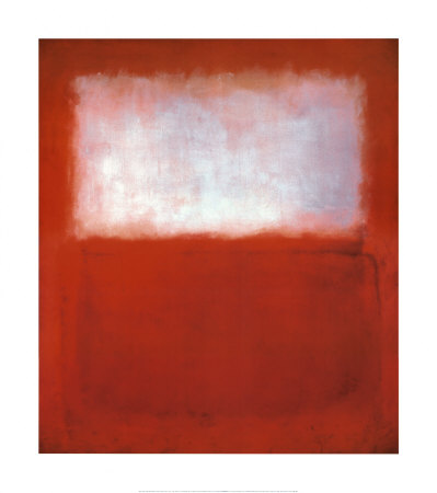 White over Red Rothko